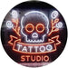Skull Tattoo Studio LED Light Sign - Way Up Gifts