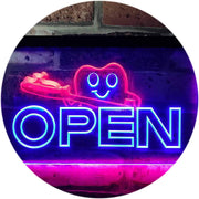Open Toothbrush Dentist LED Light Sign - LED Gift Works