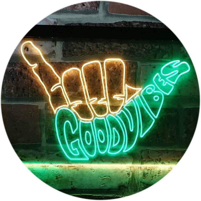 Good Vibes LED Light Sign - LED Gift Works