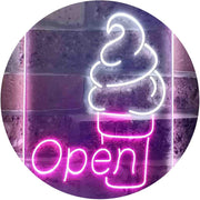 Ice Cream Open LED Light Sign - LED Gift Works