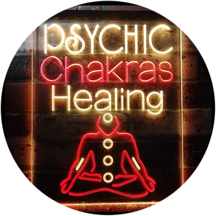 Psychic Chakras Healing LED Light Sign - Way Up Gifts