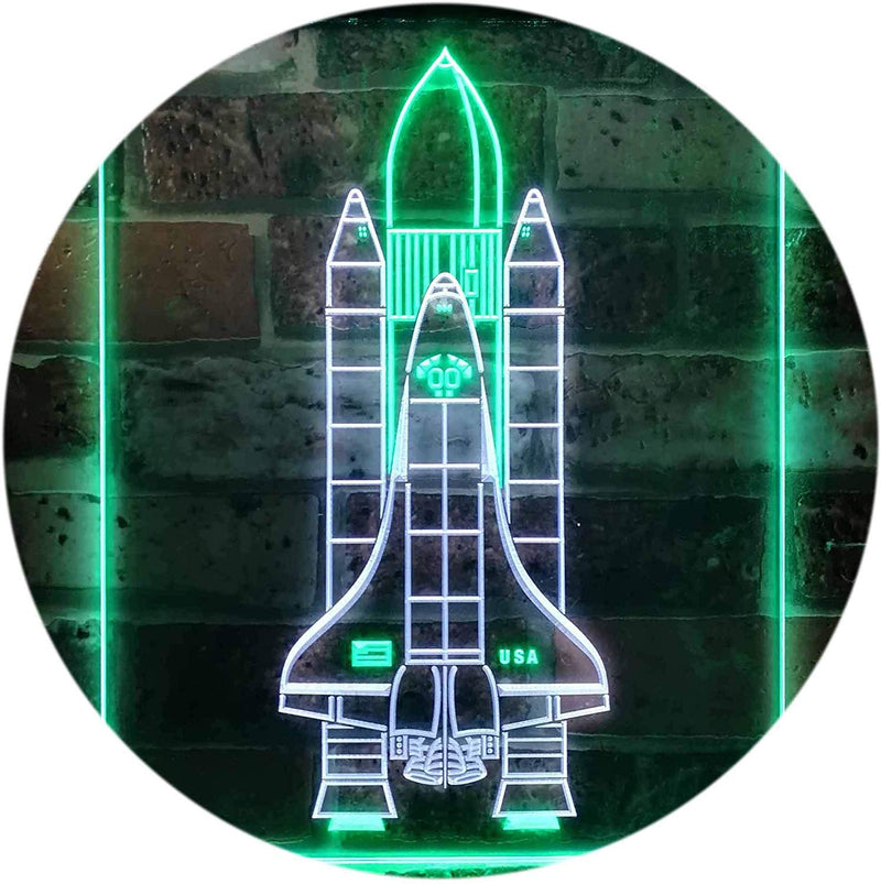 Astronaut Space Shuttle LED Light Sign - LED Gift Works