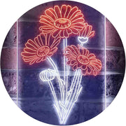 Daisy Flowers LED Light Sign - LED Gift Works