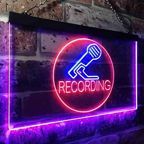 Recording LED Light Sign - LED Gift Works