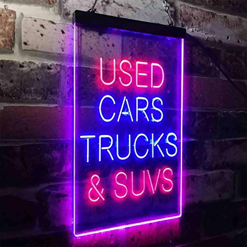 Used Cars Trucks SUVs LED Light Sign - Way Up Gifts