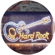 Guitar Hard Rock Music LED Light Sign - LED Gift Works