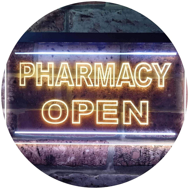 Pharmacy Open Shop LED Light Sign - LED Gift Works