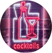 Cocktails Bar LED Light Sign - LED Gift Works