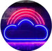 Rainbow Cloud Kids Room Decor LED Light Sign - Way Up Gifts