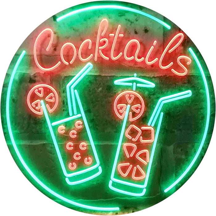 Cocktails LED Light Sign - Way Up Gifts