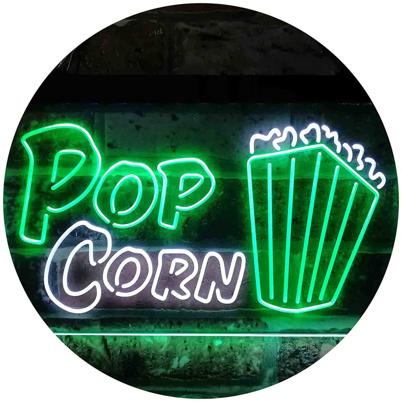Movie Theater Popcorn LED Light Sign - LED Gift Works