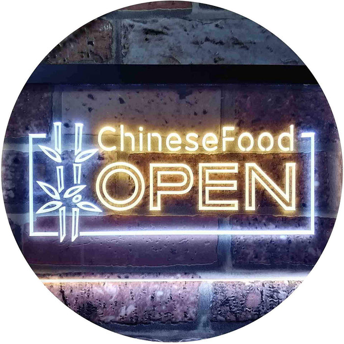 Open Restaurant Chinese Food LED Light Sign - Way Up Gifts