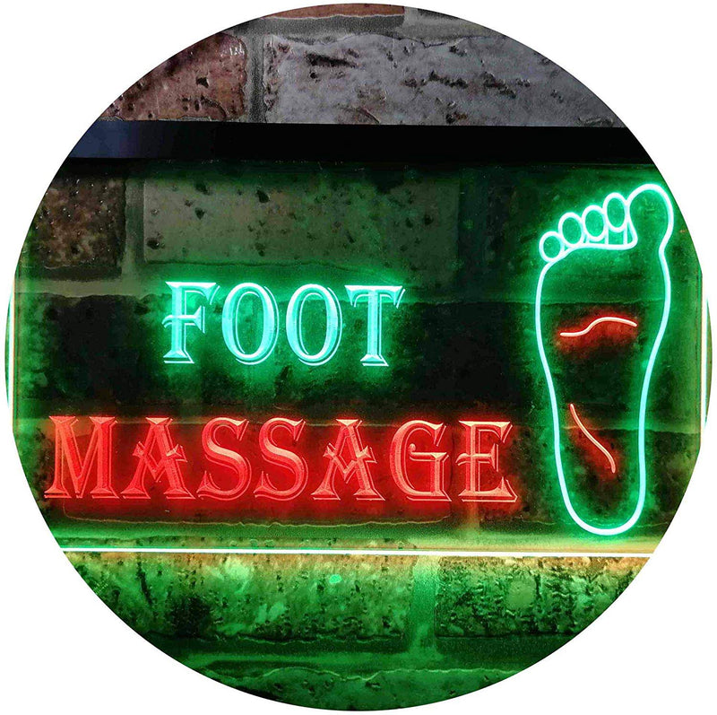 Foot Massage LED Light Sign - LED Gift Works