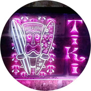 Surf Mask Man Tiki Bar LED Light Sign - LED Gift Works