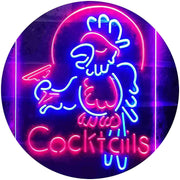 Cocktails Parrot LED Light Sign - LED Gift Works