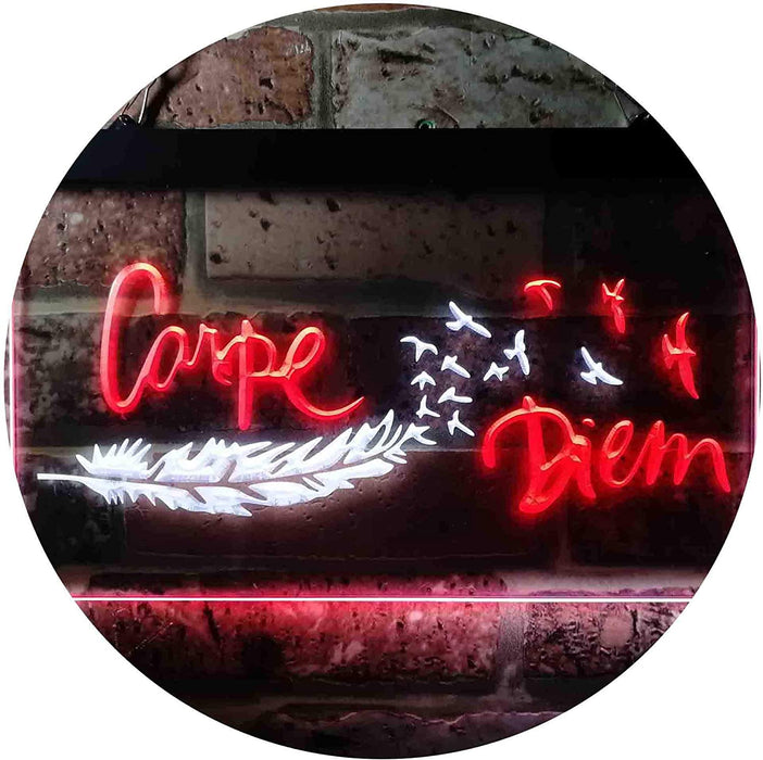 Carpe Diem Seize The Day LED Light Sign - Way Up Gifts