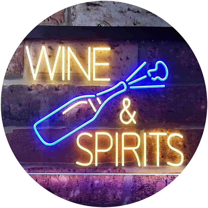 Wine and Spirits LED Light Sign - Way Up Gifts