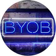 Bring Your Own Beer BYOB LED Light Sign - LED Gift Works