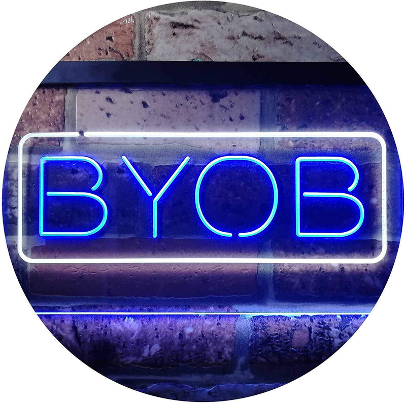 Bring Your Own Beer BYOB LED Light Sign - LED Gift Works
