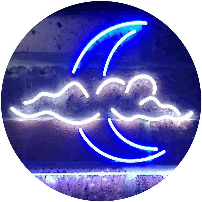 Cloud Moon LED Light Sign - Way Up Gifts