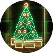 Christmas Tree Present Gifts LED Light Sign - LED Gift Works