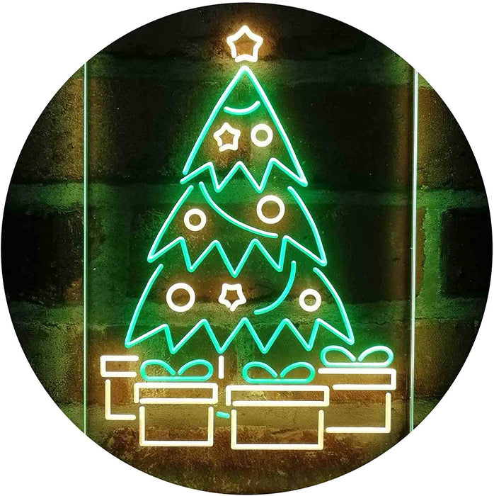 Christmas Tree Present Gifts LED Light Sign - Way Up Gifts