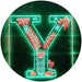 Family Name Letter Y Monogram Initial LED Light Sign - Way Up Gifts
