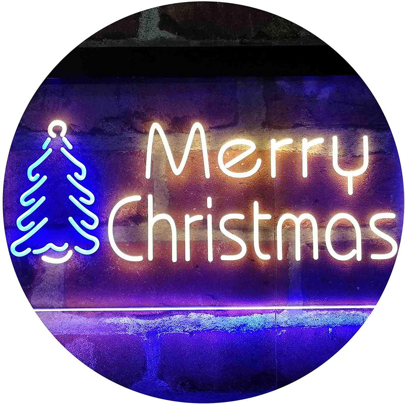 Merry Christmas Tree LED Light Sign - LED Gift Works