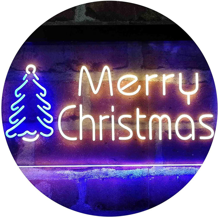Merry Christmas Tree LED Light Sign - Way Up Gifts