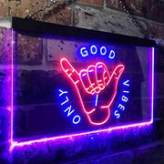 Good Vibes Only LED Light Sign - LED Gift Works