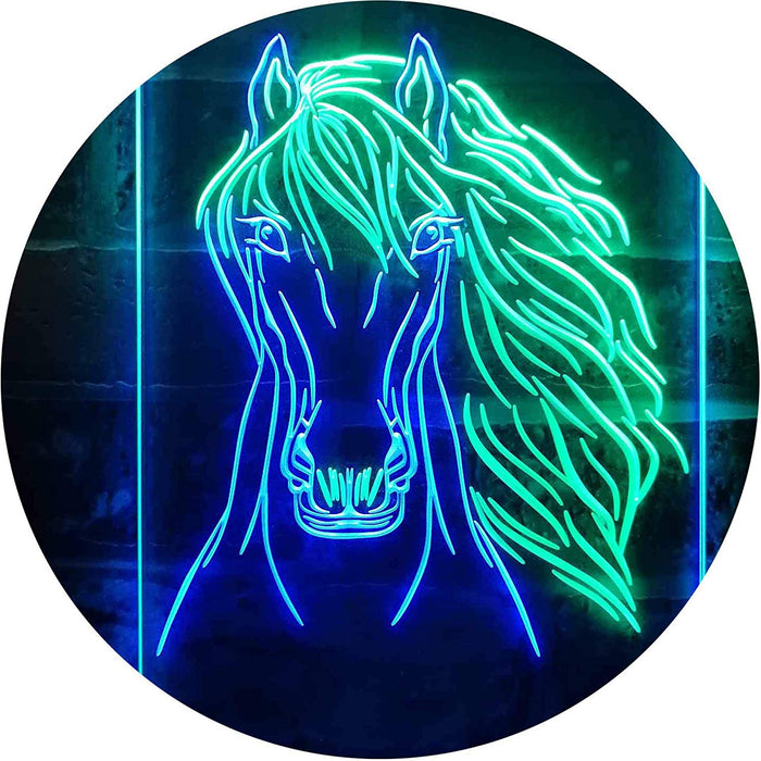 Horse Head LED Light Sign - Way Up Gifts