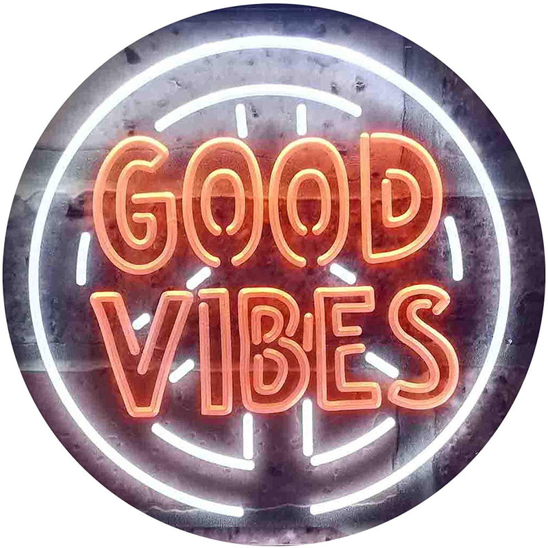 Good Vibes LED Light Sign - LED Gift Works