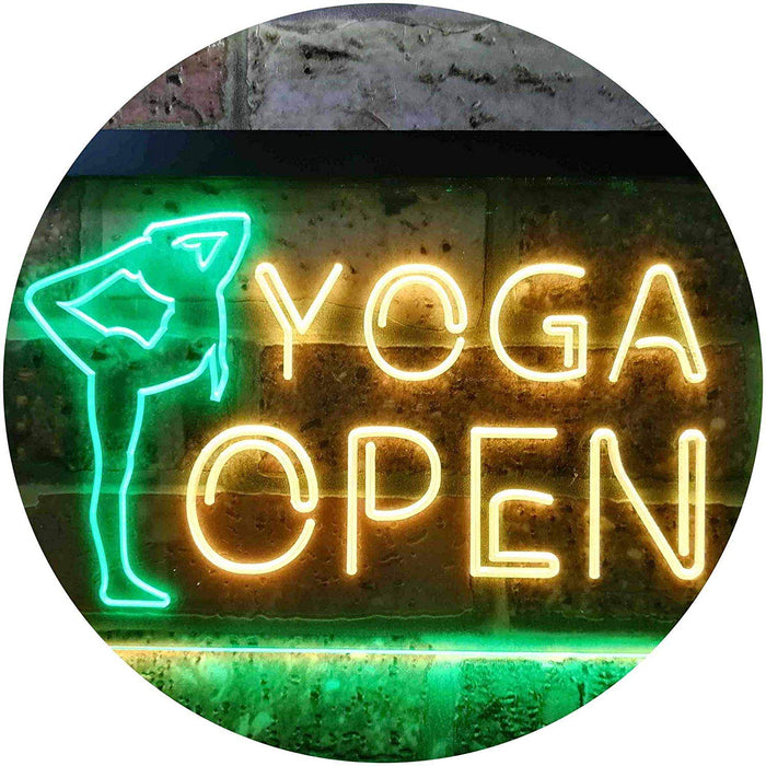 Open Yoga LED Light Sign - Way Up Gifts
