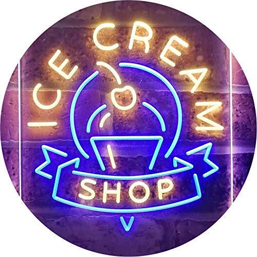 Ice Cream Shop LED Light Sign - Way Up Gifts