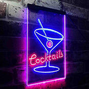 Cocktails LED Light Sign - LED Gift Works