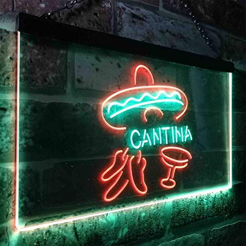 Mexican Bar Beer Cantina LED Light Sign - Way Up Gifts