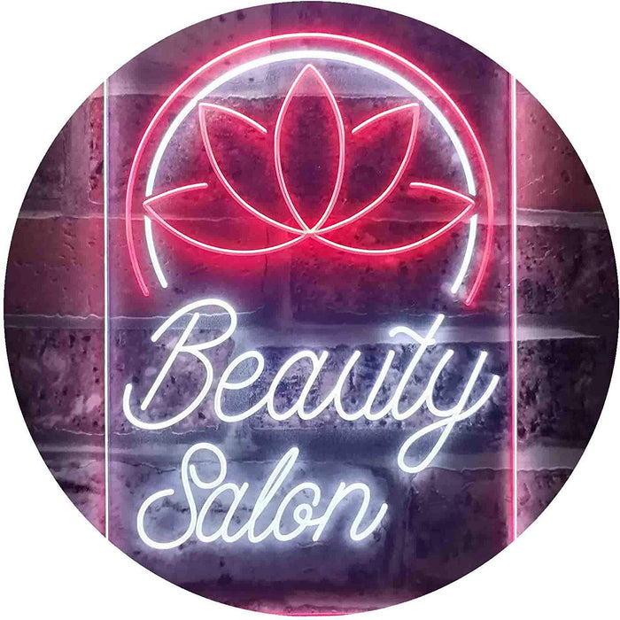 Flower Decor Beauty Salon LED Light Sign - Way Up Gifts