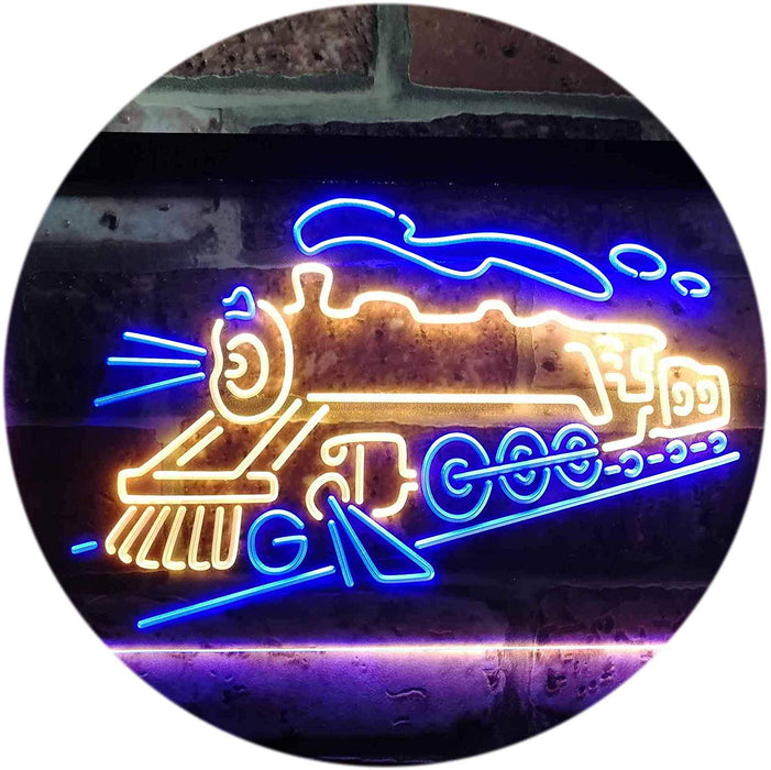 Kids Room Decor Train LED Light Sign - Way Up Gifts