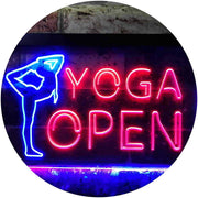 Open Yoga LED Light Sign - LED Gift Works