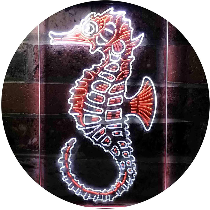 Ocean Decor Beach Seahorse LED Light Sign - Way Up Gifts