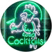 Cocktails Parrot LED Light Sign - Way Up Gifts