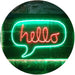 Hello Quote Bubble LED Light Sign - Way Up Gifts
