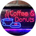 Coffee Donuts LED Light Sign - Way Up Gifts