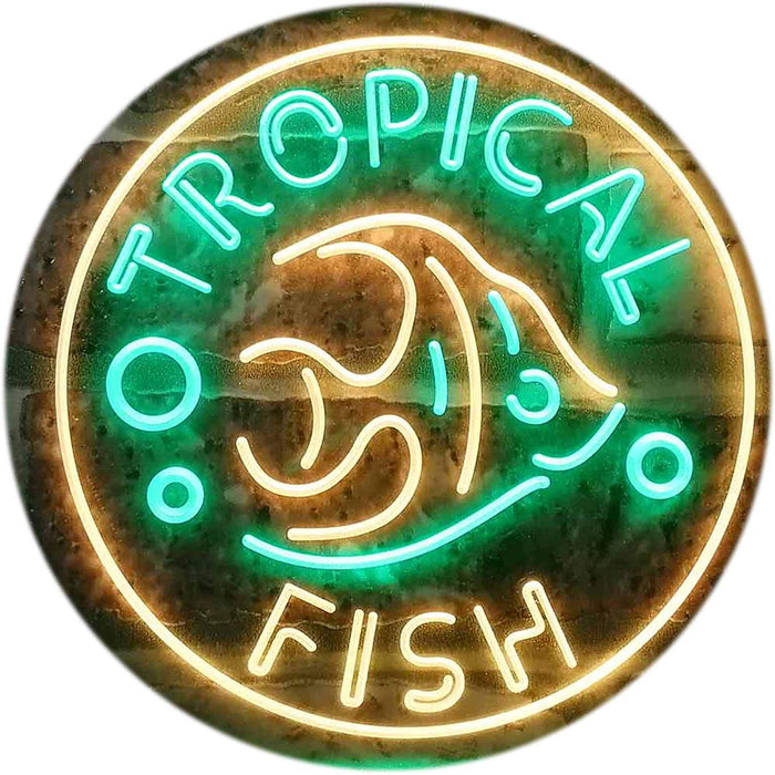 Pet Store Tropical Fish LED Light Sign - Way Up Gifts