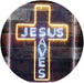 Jesus Saves LED Light Sign - Way Up Gifts