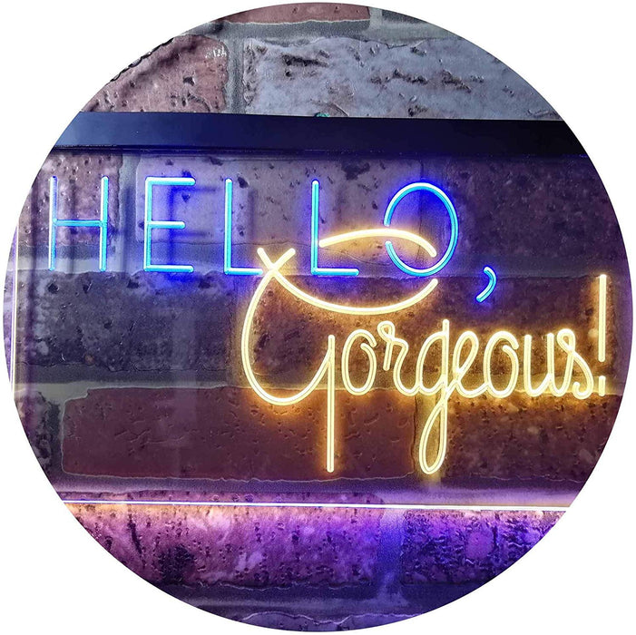 Hello Gorgeous LED Light Sign - Way Up Gifts