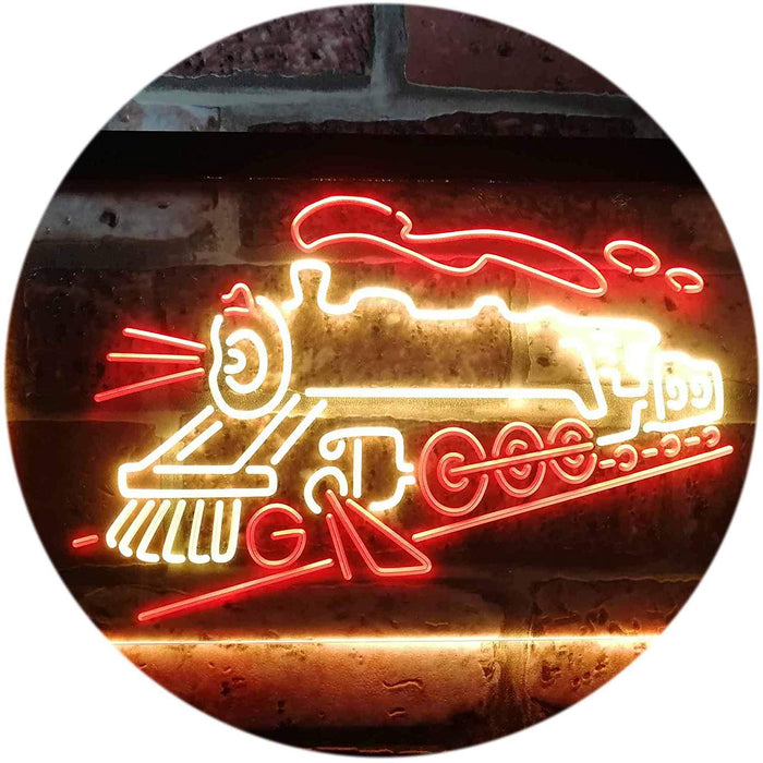 Kids Room Decor Train LED Light Sign - Way Up Gifts