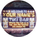 Personalized Tiki Bar LED Light Sign - Way Up Gifts