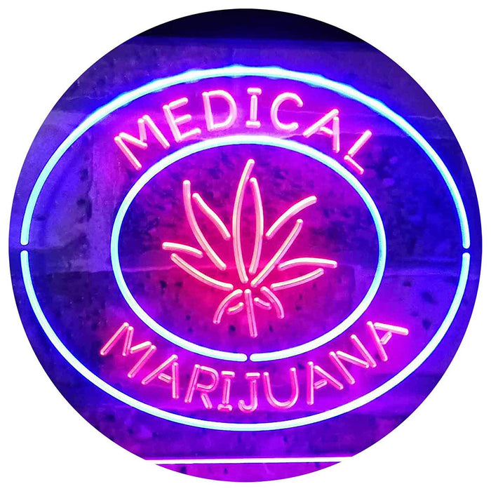 Medical Marijuana LED Light Sign - Way Up Gifts