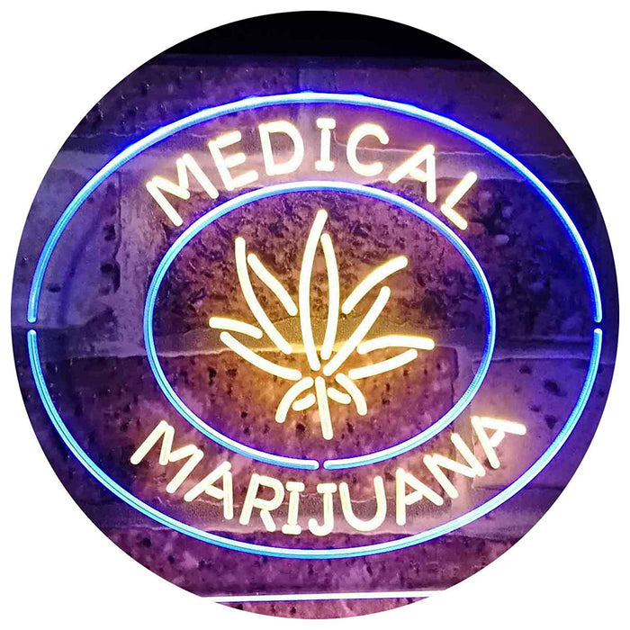Medical Marijuana LED Light Sign - Way Up Gifts